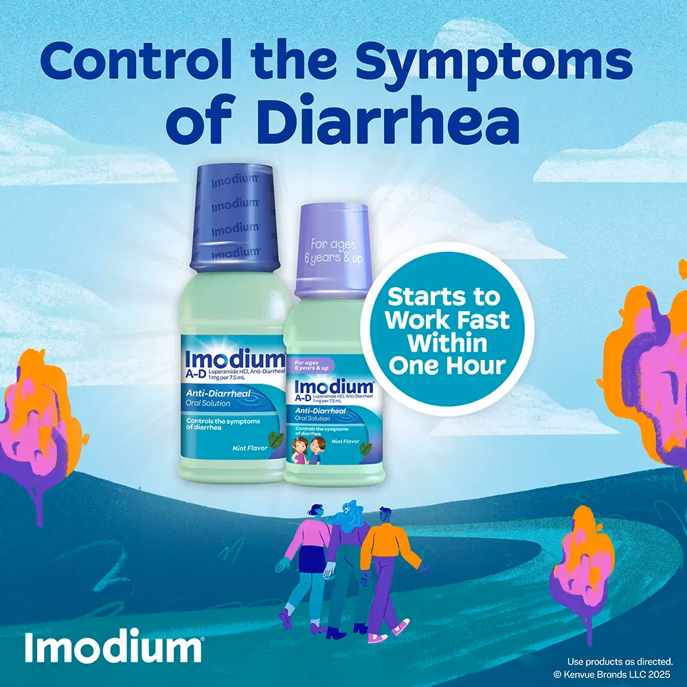 Can you give a child a medication for diarrhea?