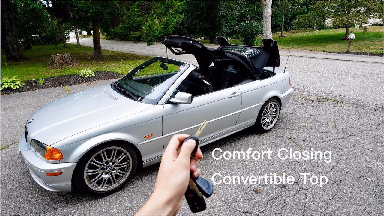 Should a convertible top be closed?