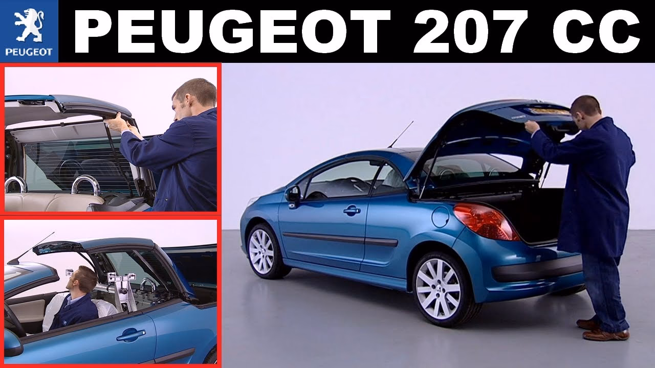 How to wind a Peugeot 207CC roof motor?
