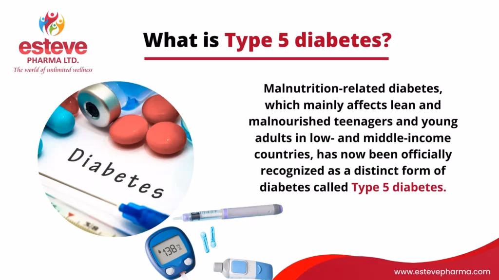 What are the symptoms of Type 5 diabetes?