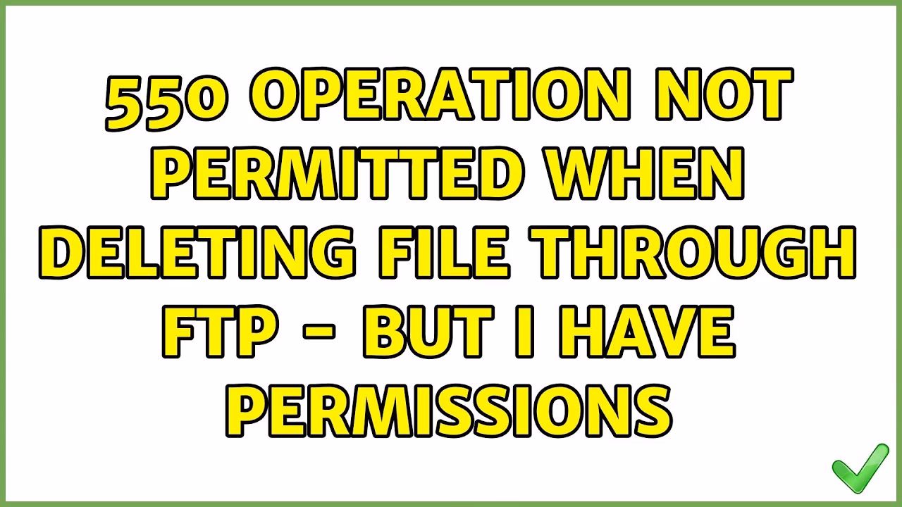 What does 550 permission denied mean in FTP?