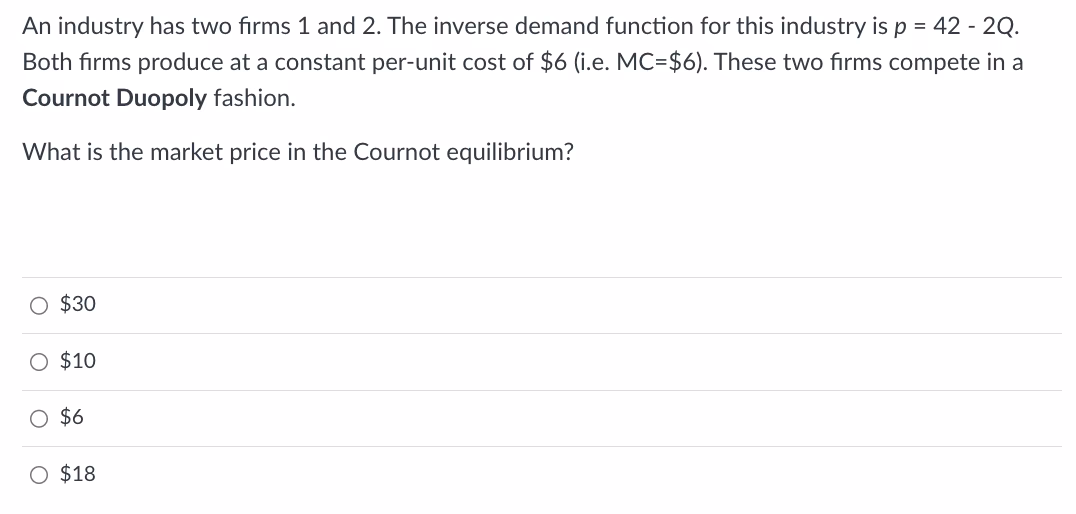 Why does a firm have no market share or market power?
