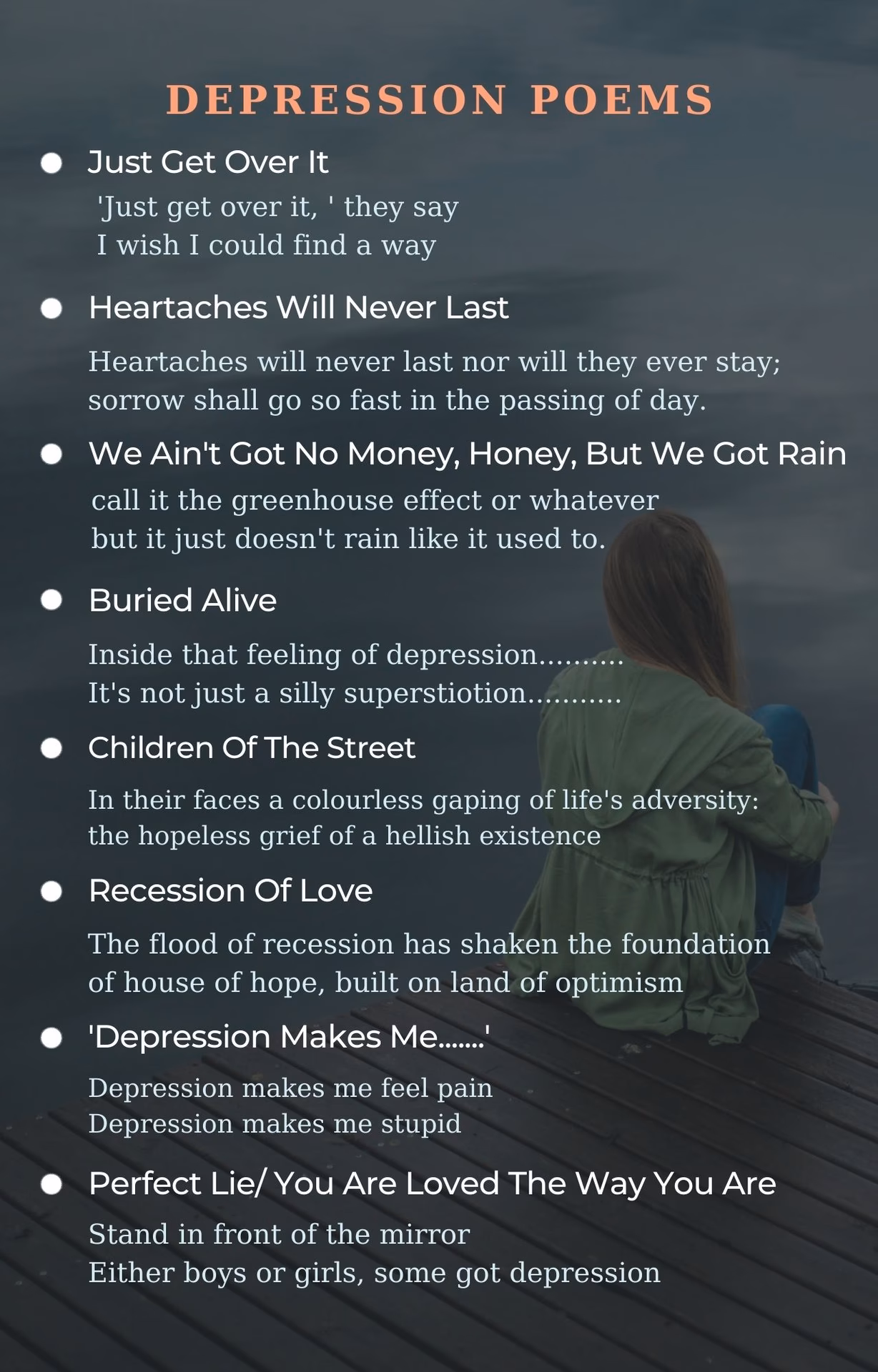 Should you read a short story or poem about depression?