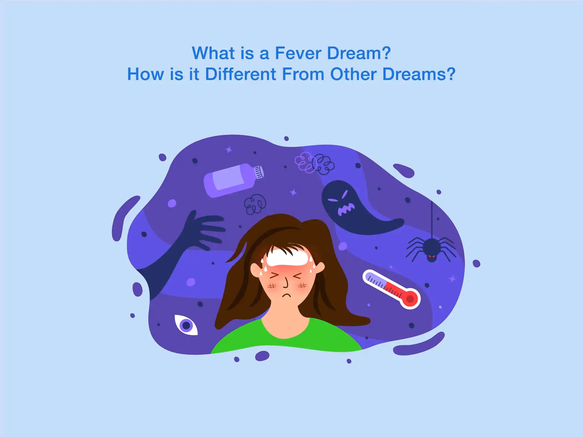 How are fever dreams different from other dreams?