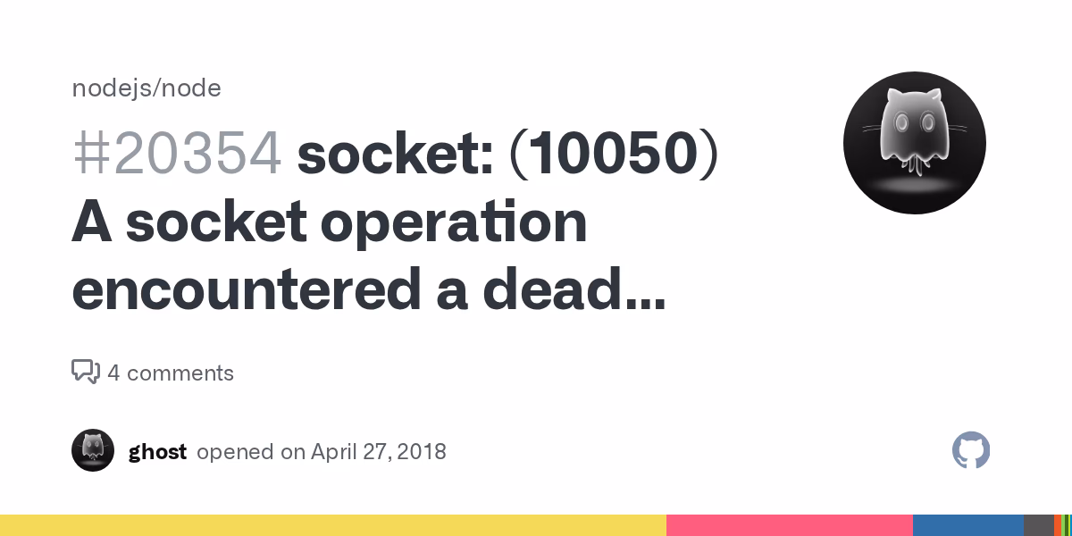 What if a socket operation was attempted to an unreachable network?
