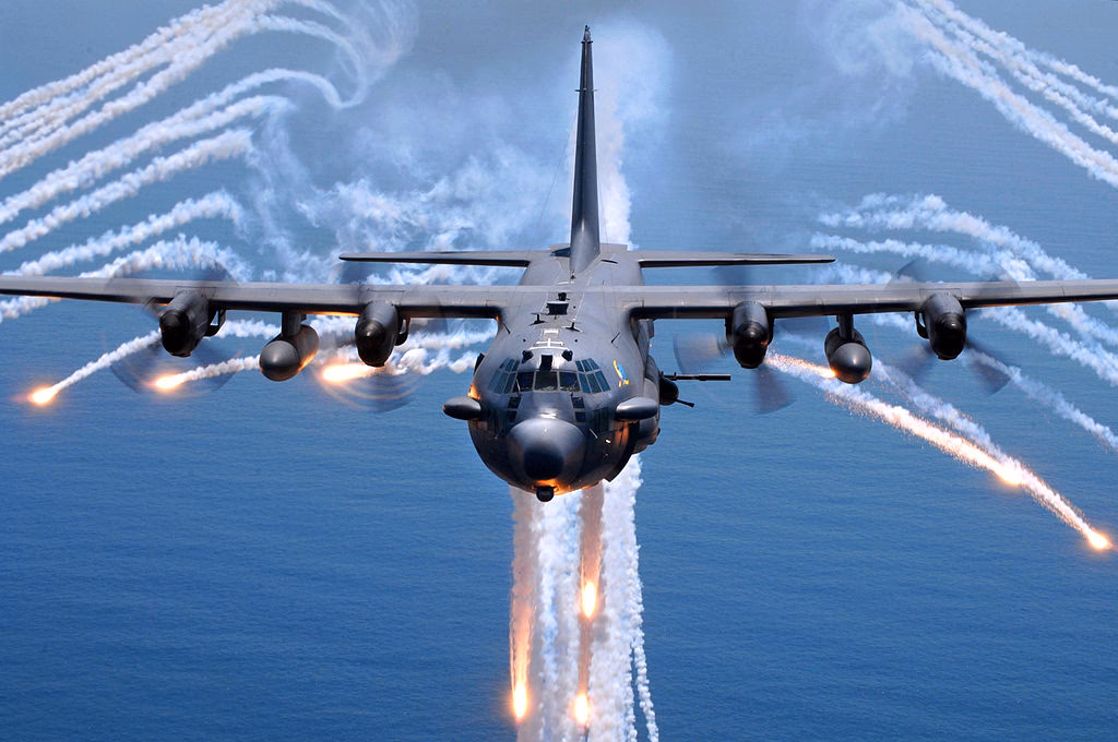 Who makes the AC-130 aircraft?
