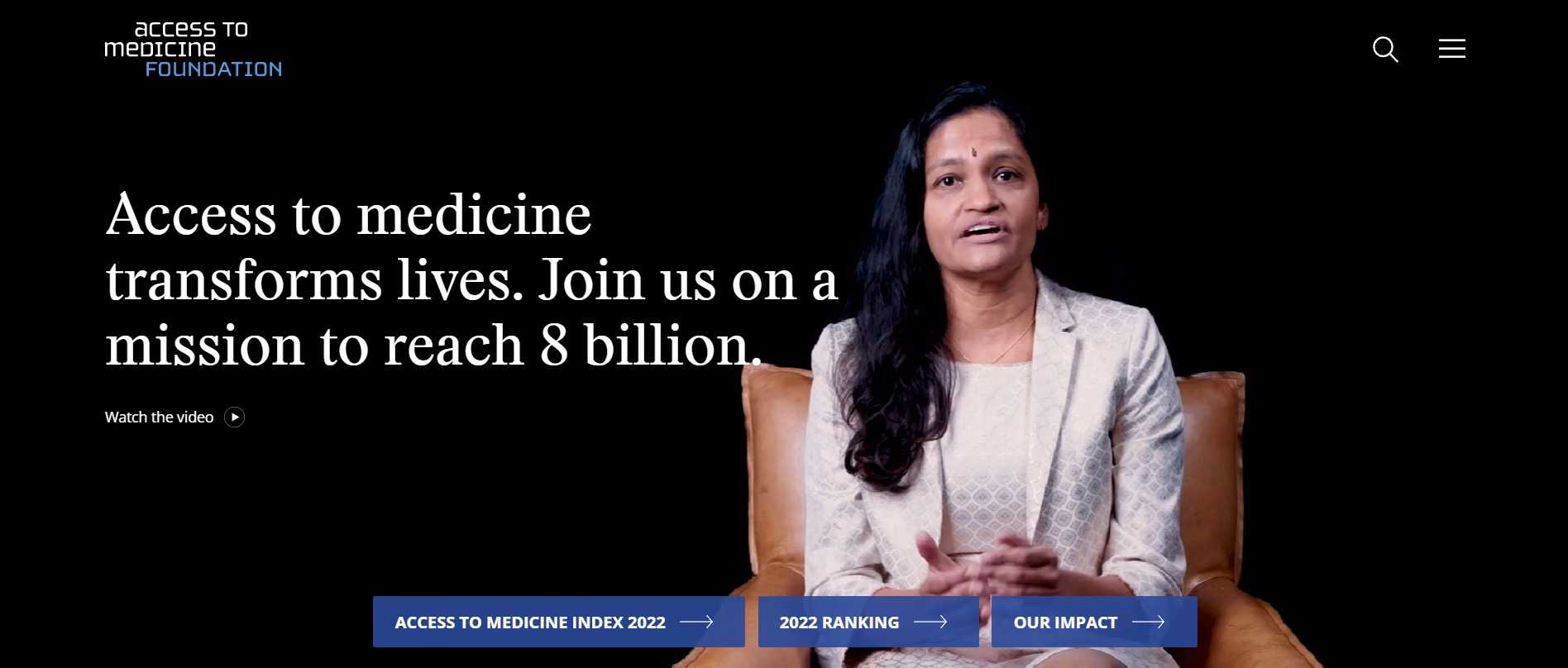 What is the access to Medicine Foundation's Amsterdam session?