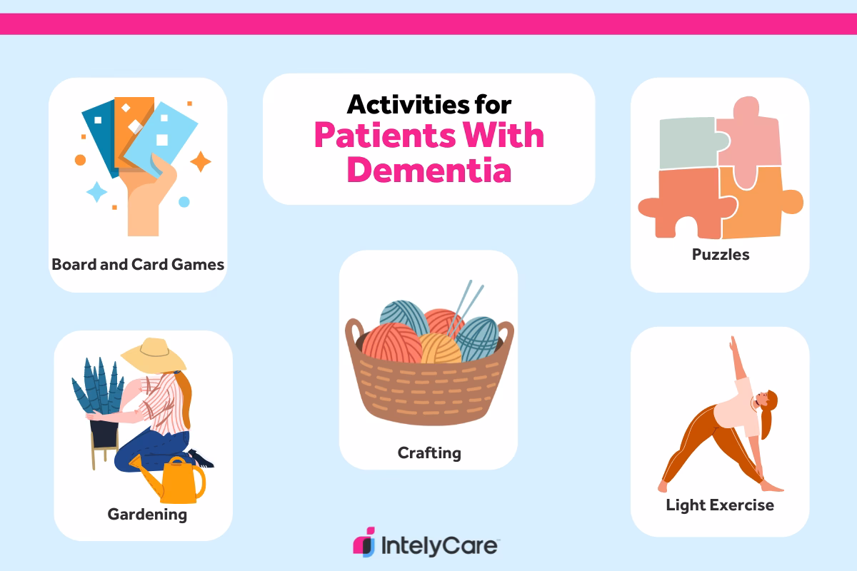 How can I support a person with dementia during a hospital stay?