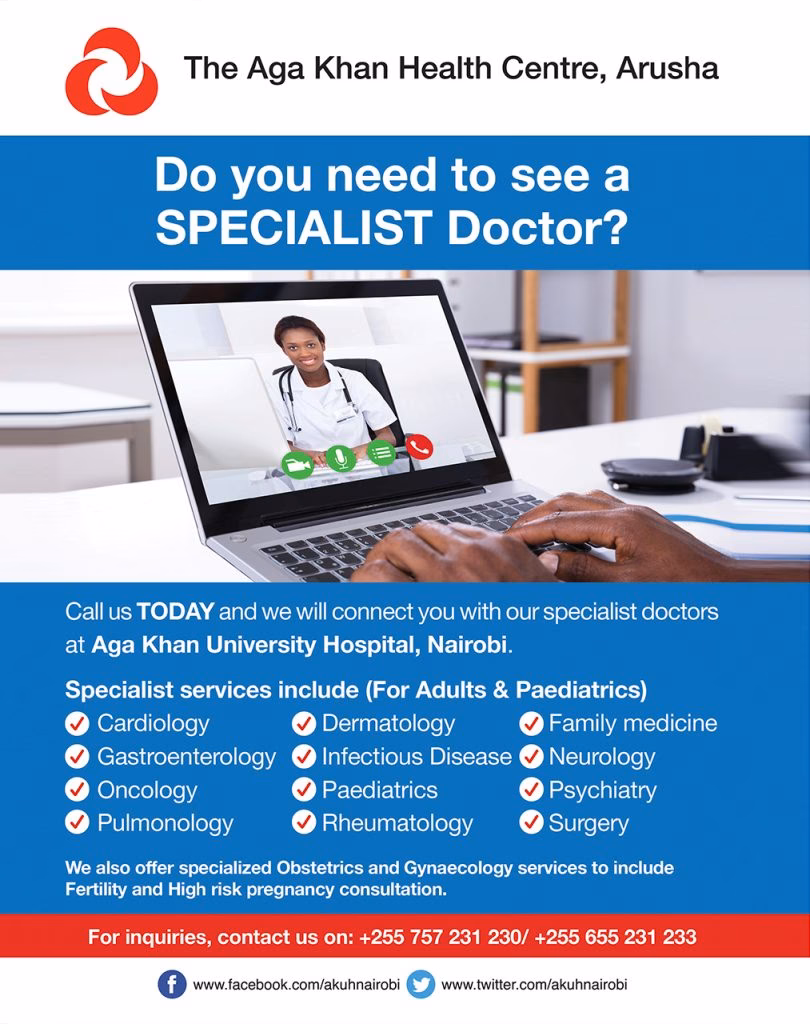 Where is Aga Khan University Hospital - Arusha medical centre?