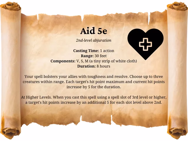 Does aid stack in DND 5e?