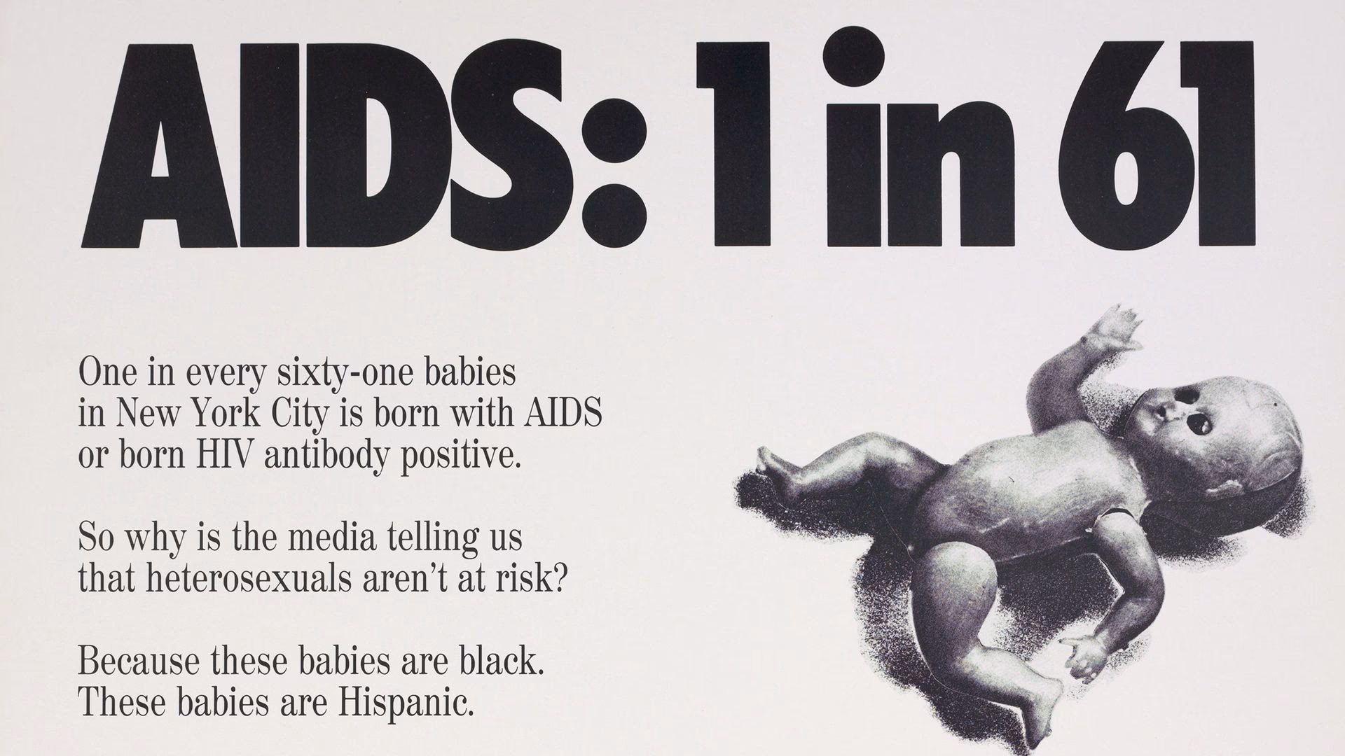 Why is the AIDS print so powerful?
