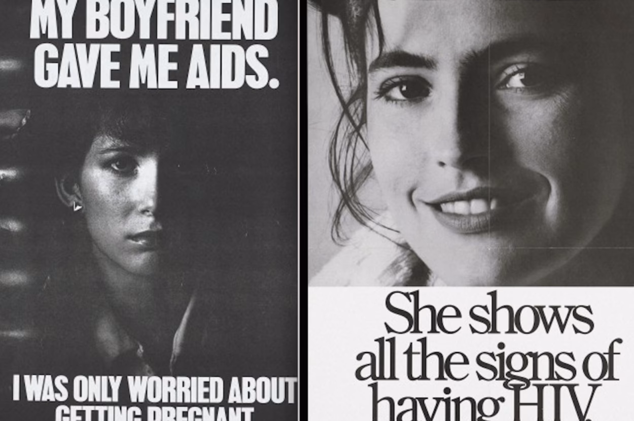 Is this AIDS prevention poster aimed at people who don't respond?