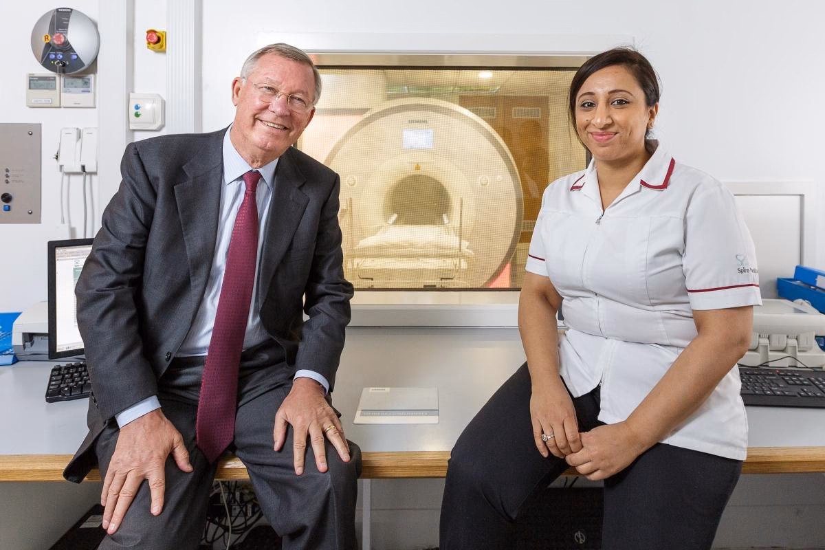 Who saved Sir Alex Ferguson's life?