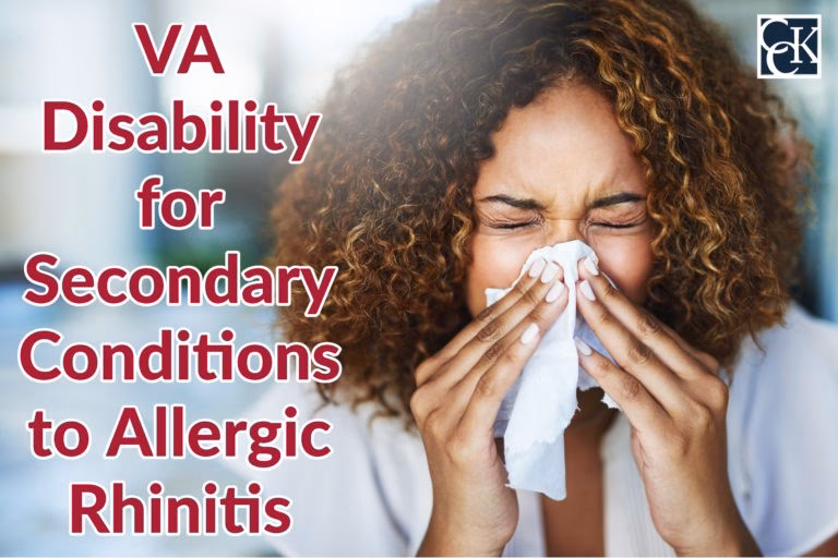 Is a seasonal allergy a symptom of a service incurrence or aggravation?