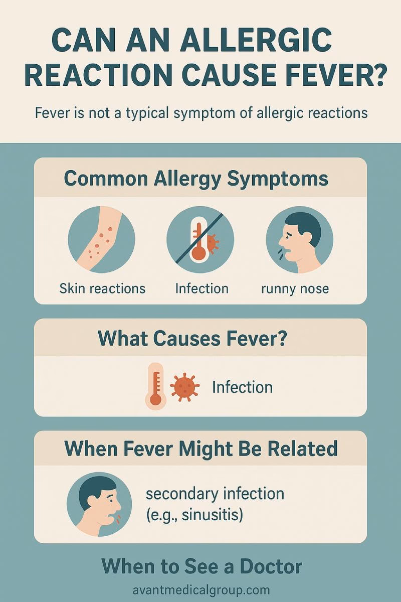 Why do I have a fever if I have allergies?