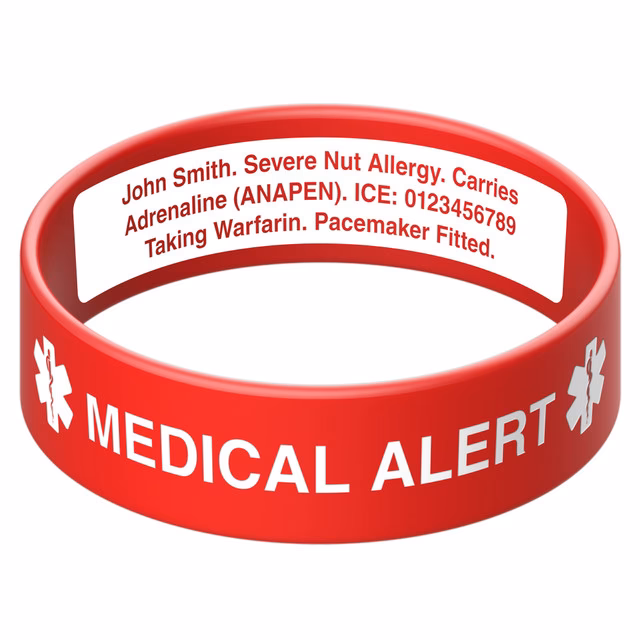 What is a penicillin allergy wristband?
