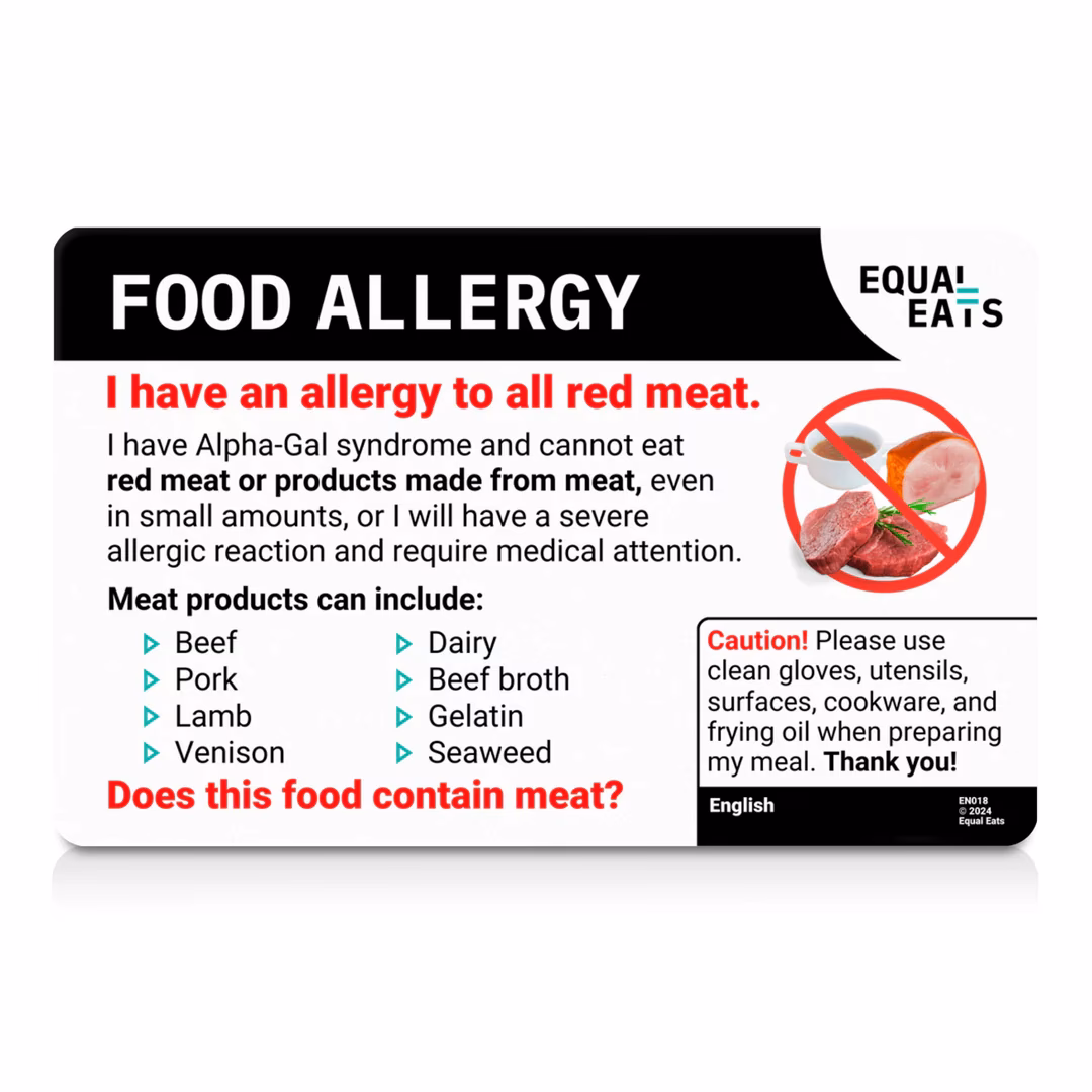 What are allergy cards?