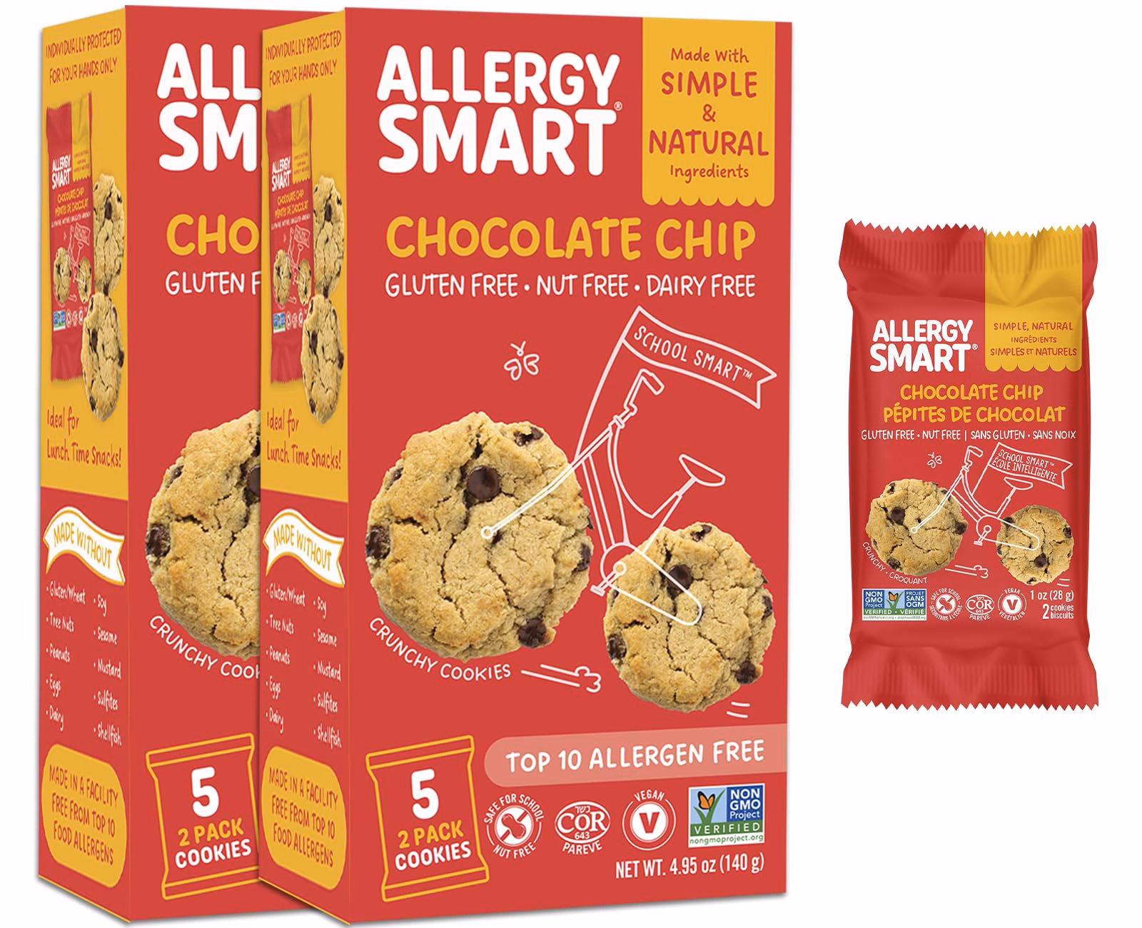 Are chocolate chip cookies dairy free?