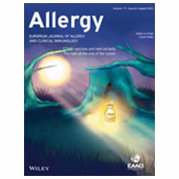 What types of articles does allergy publish?