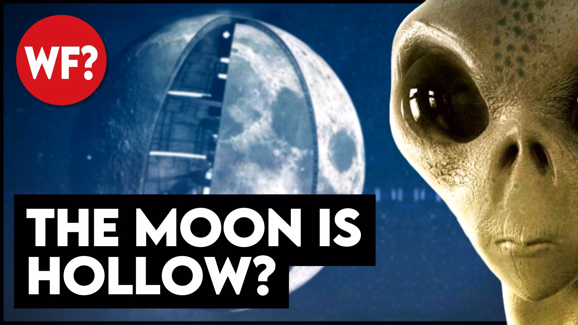 What is the hollow moon conspiracy theory?