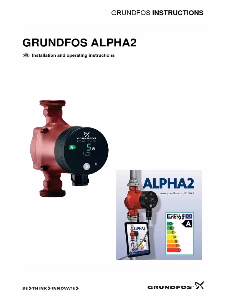 What are the advantages of a Grundfos Alpha2 circulator pump?