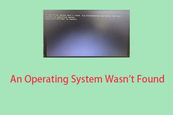 Why am I getting an operating system error when booting Windows?