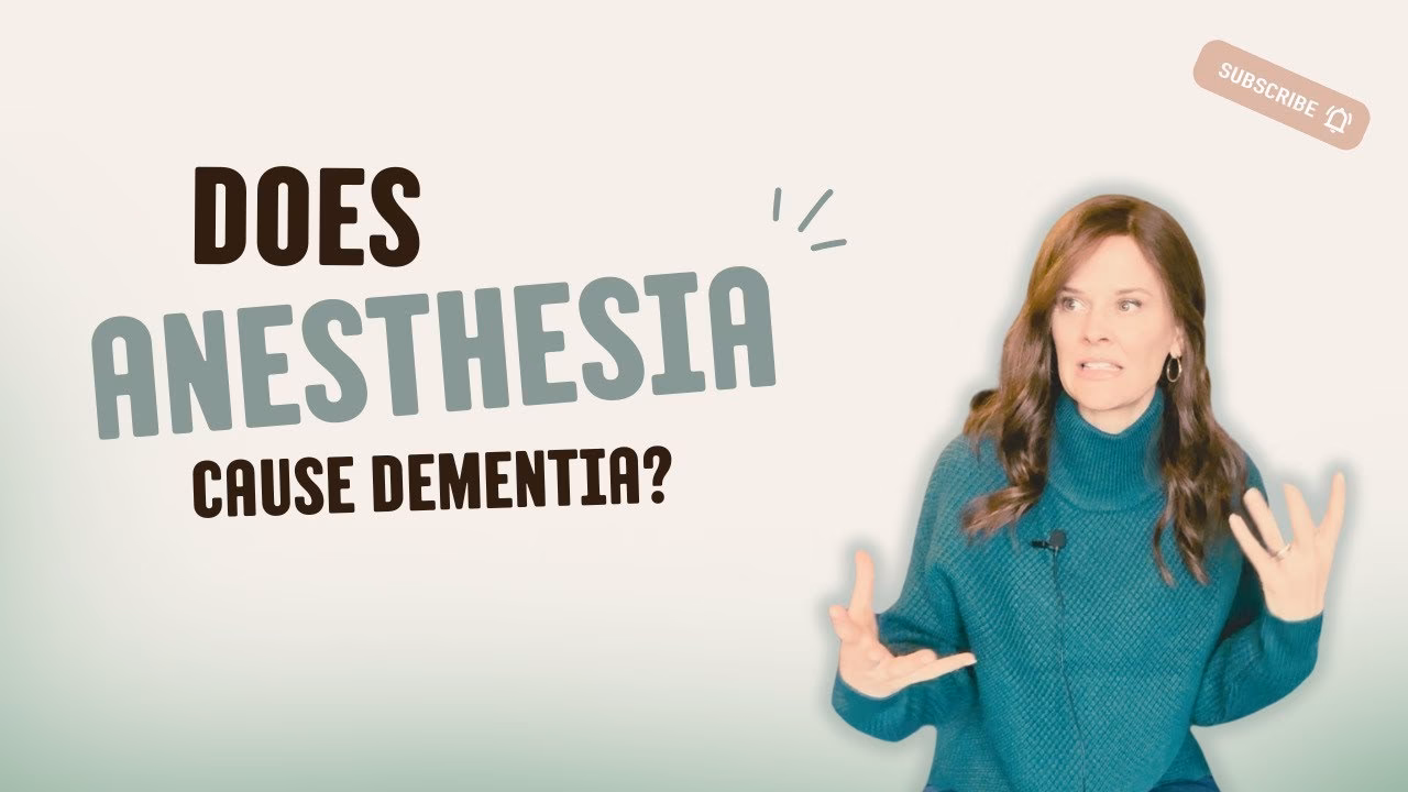 Can general anesthesia cause Alzheimer's disease?