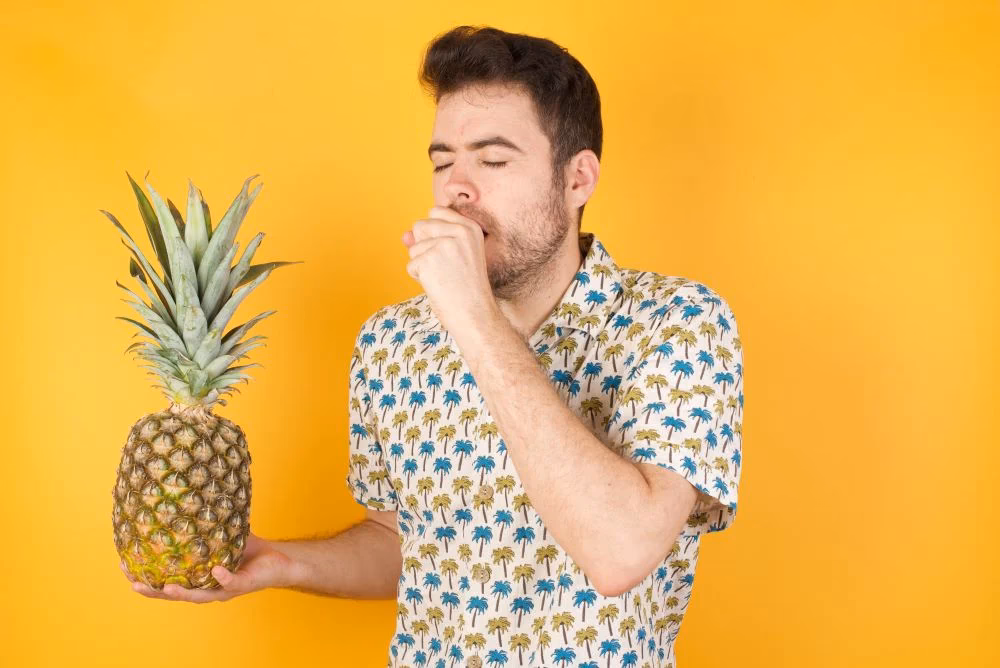 Wie äußert sich eine Ananas-Allergie?