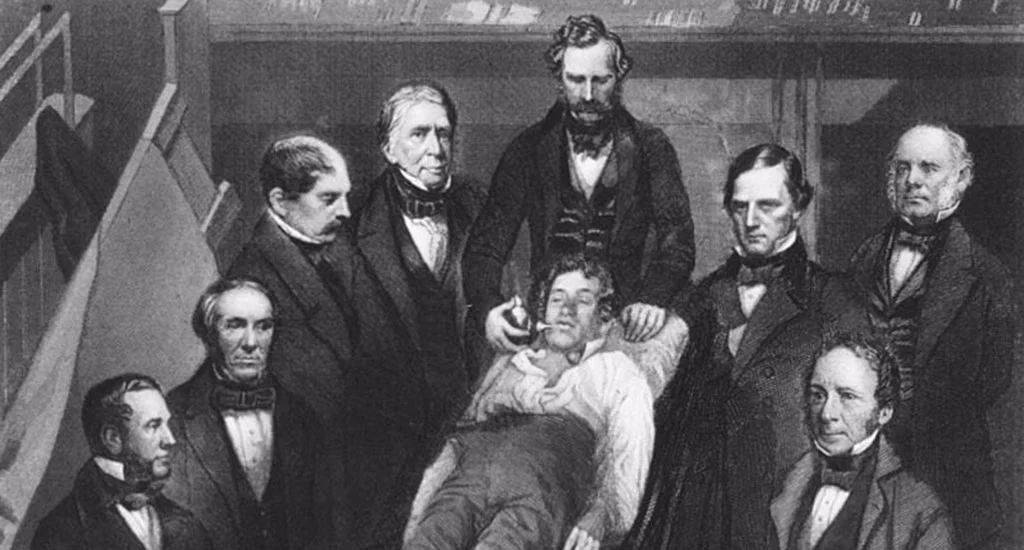 When was the first anaesthetic given?