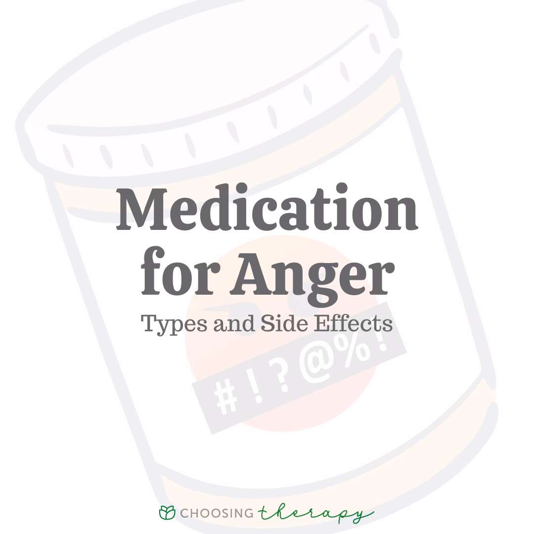 Which medications are FDA approved for anger management?