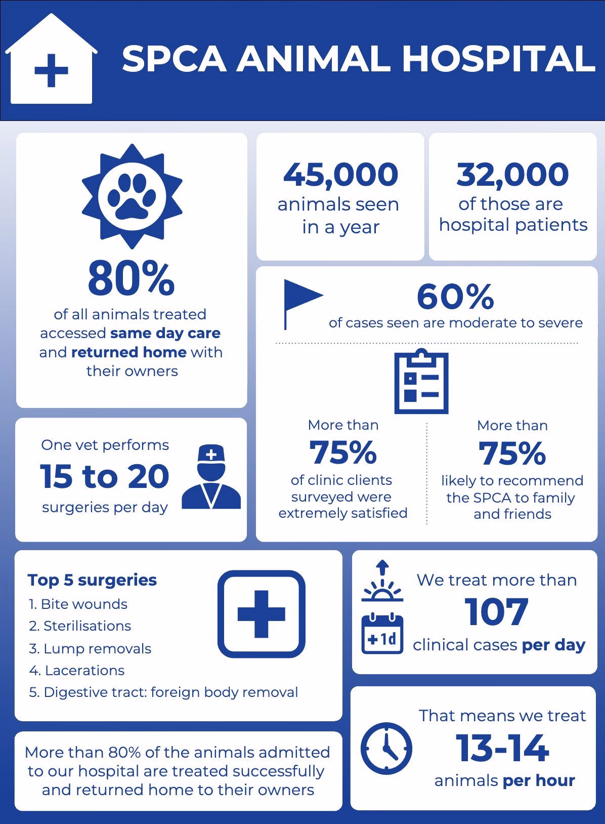 What is George animal hospital?