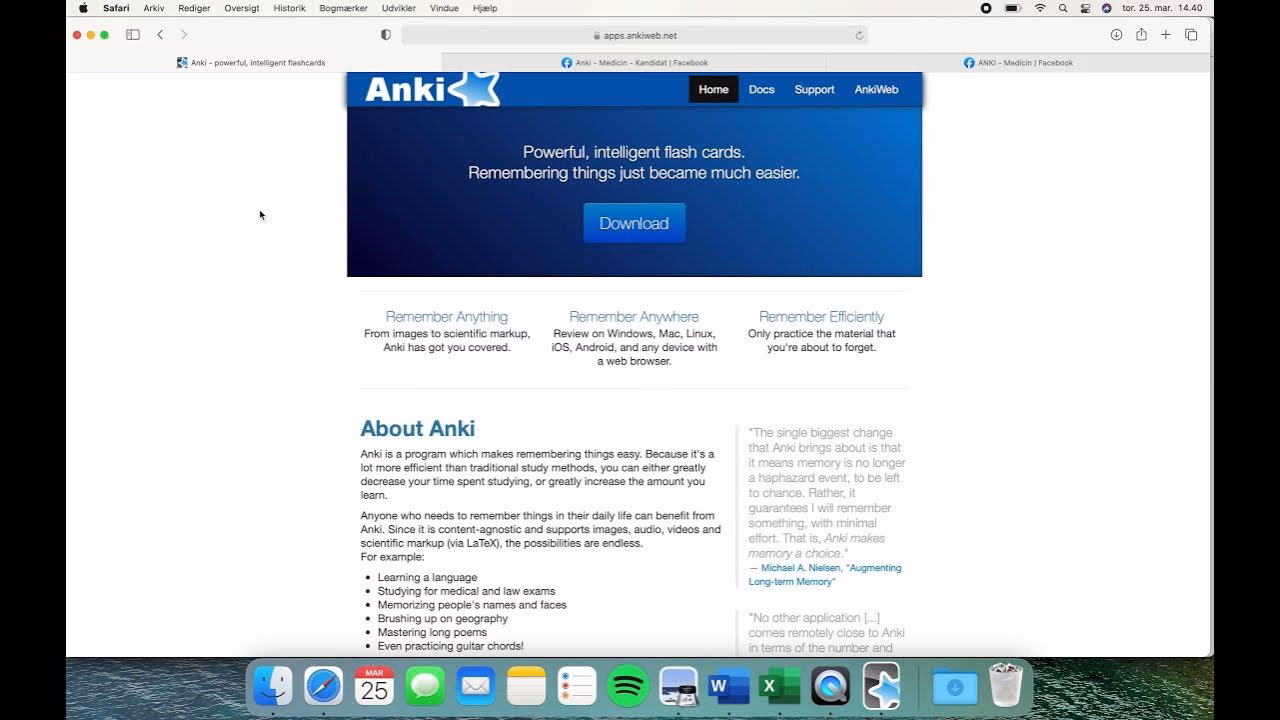 What is Anki flashcard app?