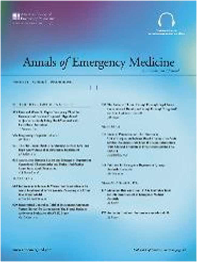 Is Annals of emergency medicine a peer-reviewed journal?
