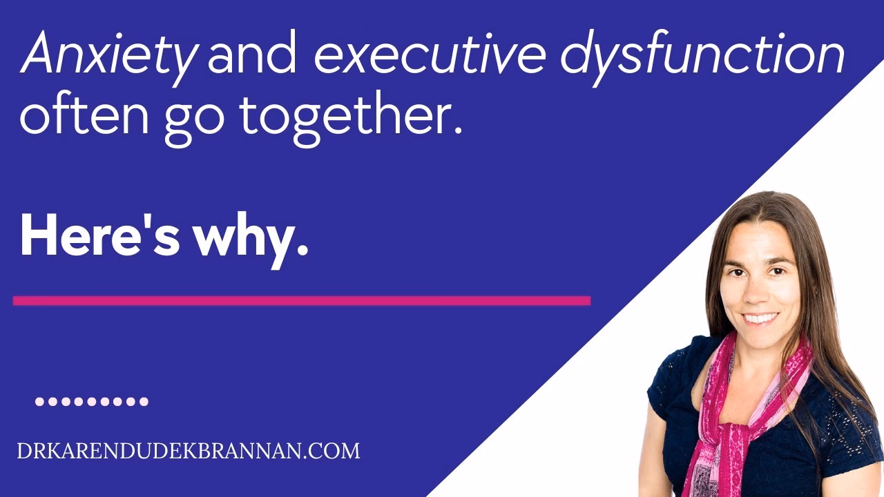 Are depression and anxiety associated with problematic executive function (EF)?