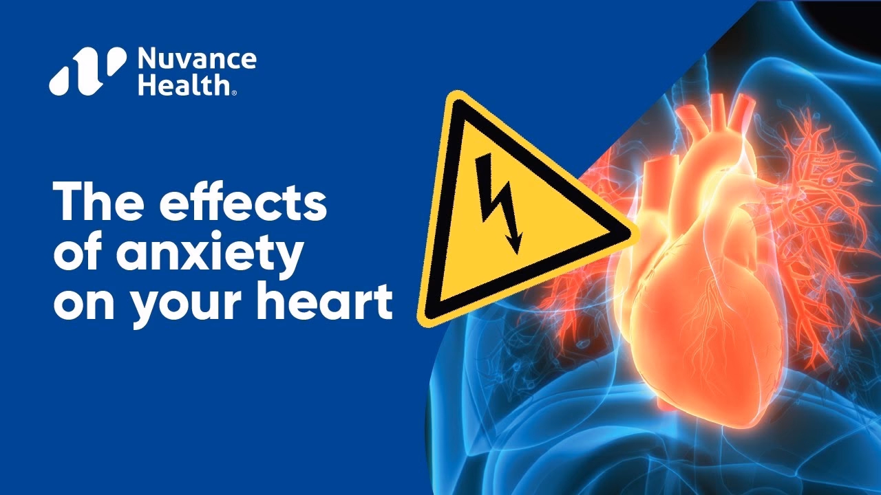 Can anxiety affect a person with cardiac disease?