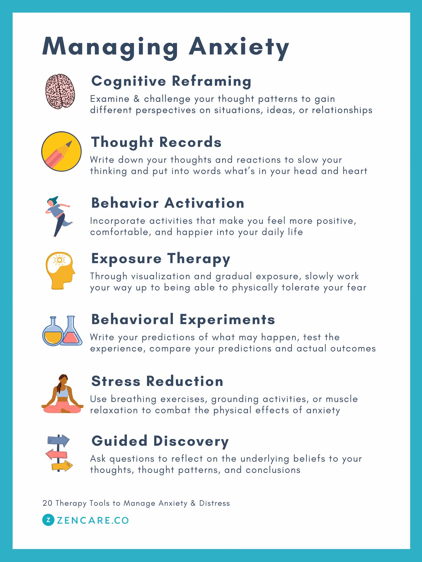 Can pharmacological approaches be used to treat anxiety?