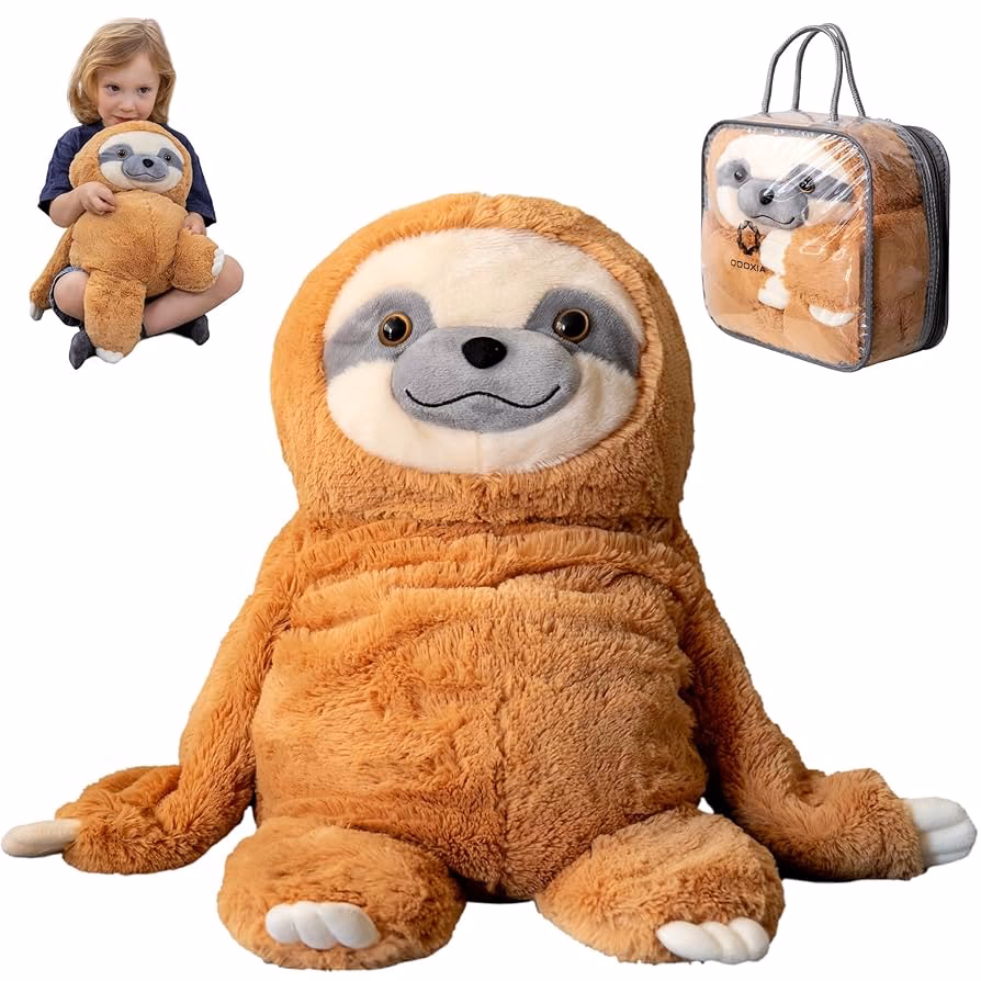 Does a weighted hugging plushie help a child focus?