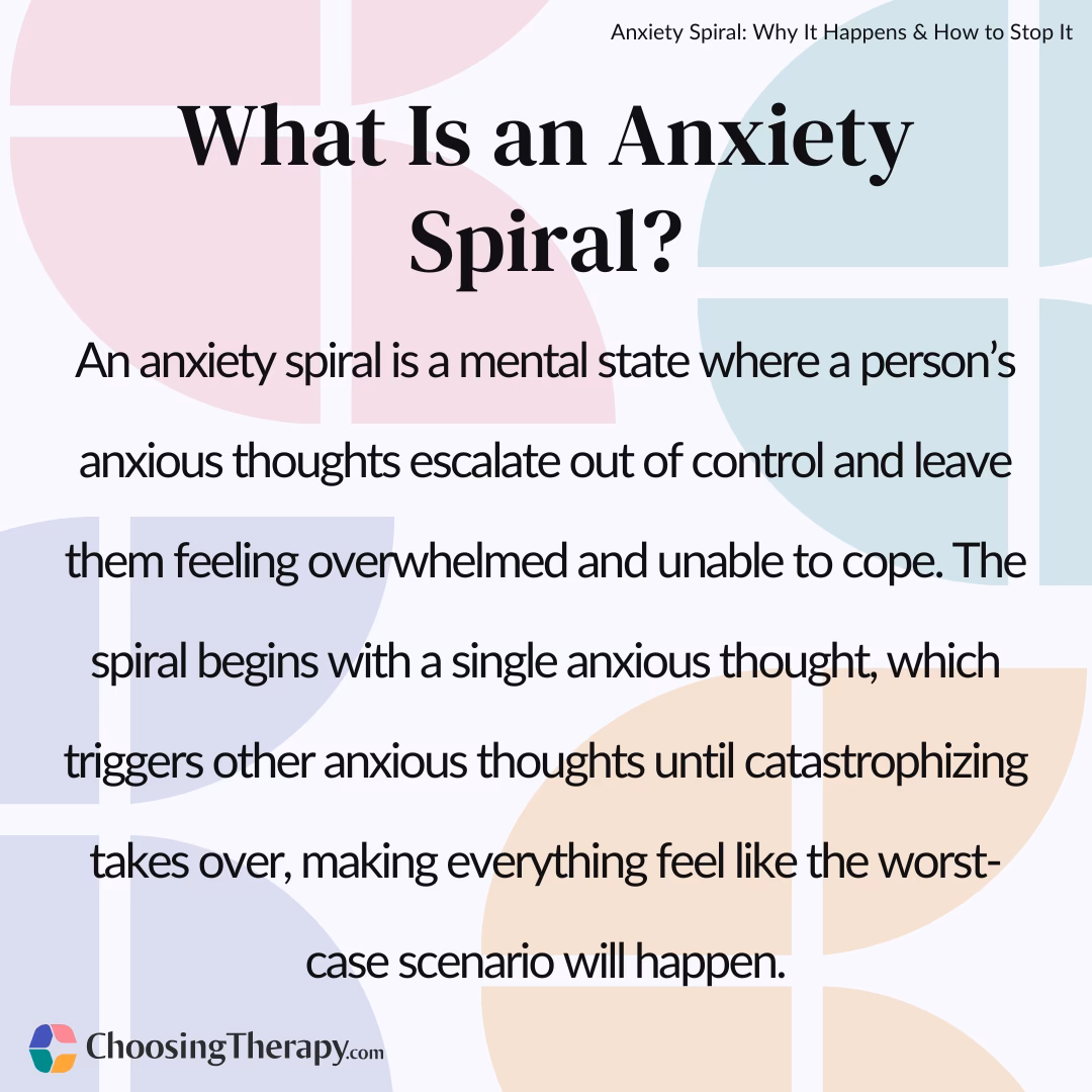 Why do anxiety spirals persist?