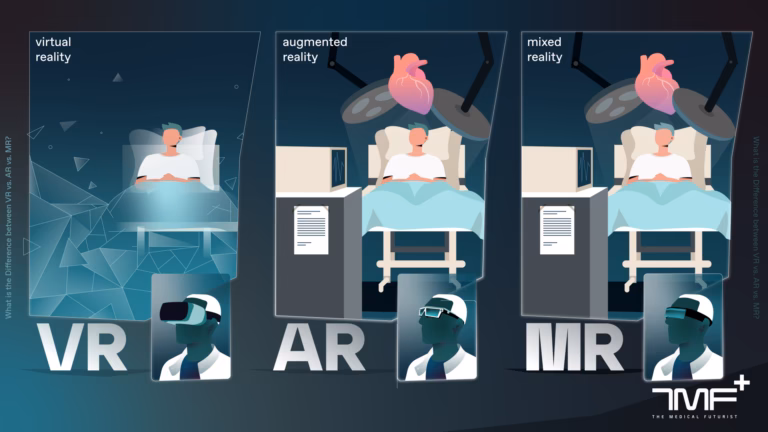 How is AR used in medical settings?