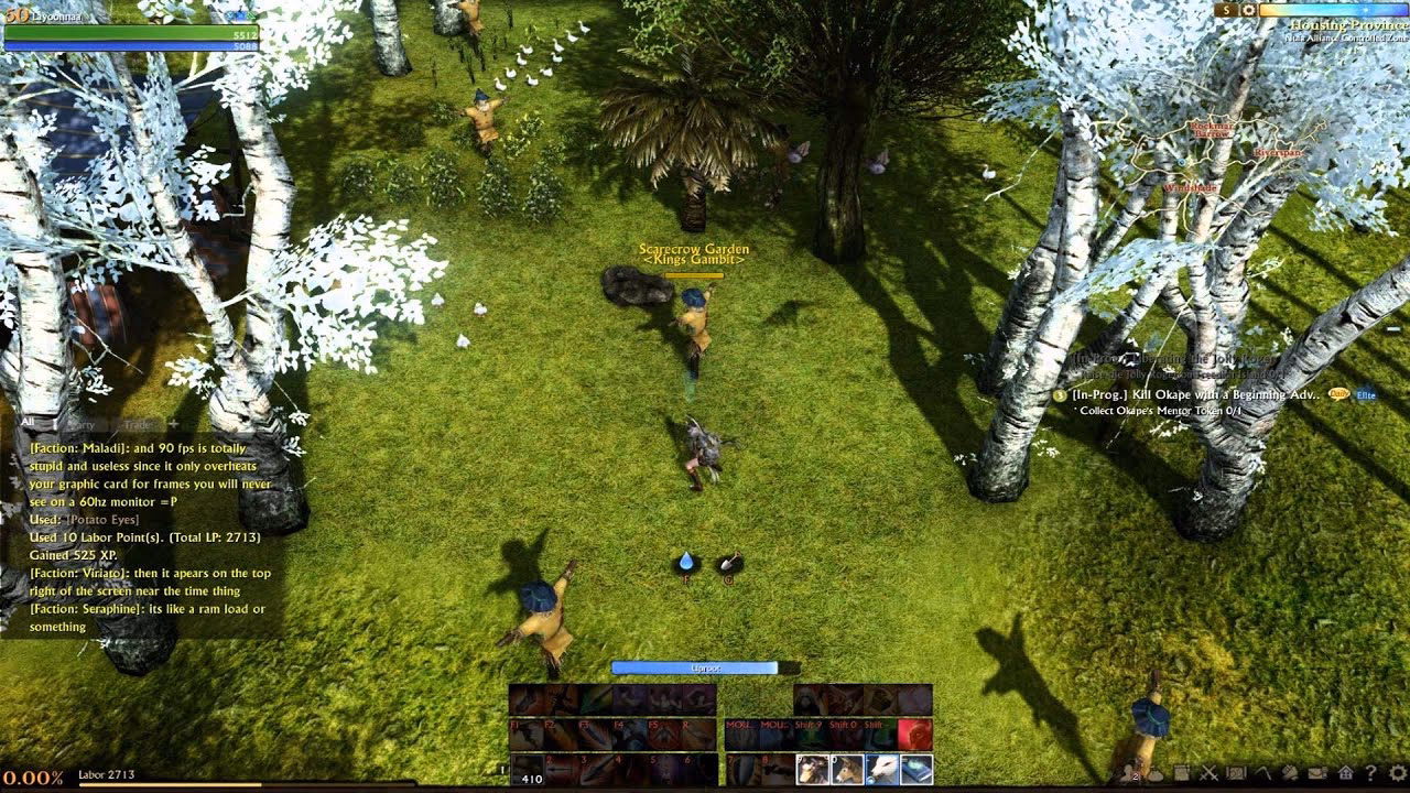 What is the role of the labor system in ArcheAge?