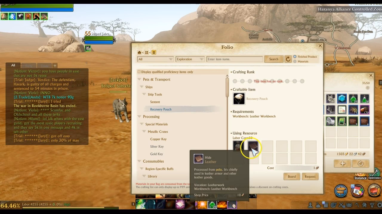 What is labor in ArcheAge?