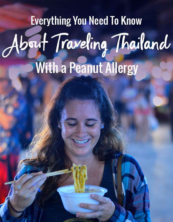 Is it possible to get a peanut allergy in Thailand?