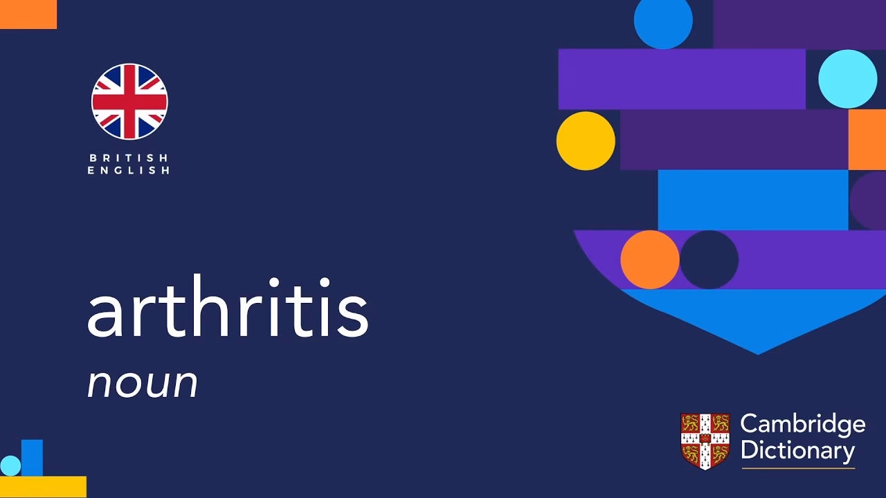 What is the adjective form of arthritic?