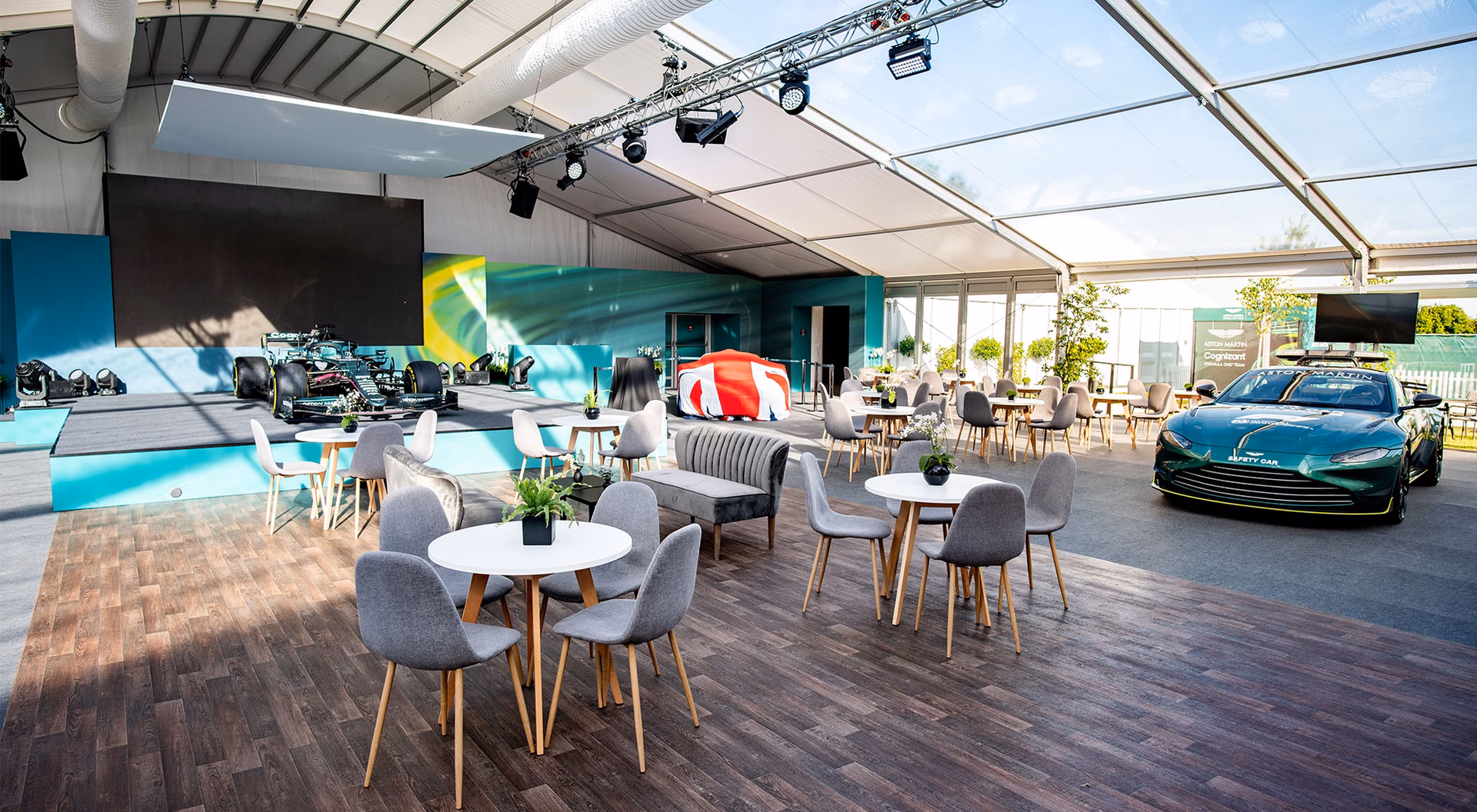 What is the Aston Martin Aramco hospitality waiting list?