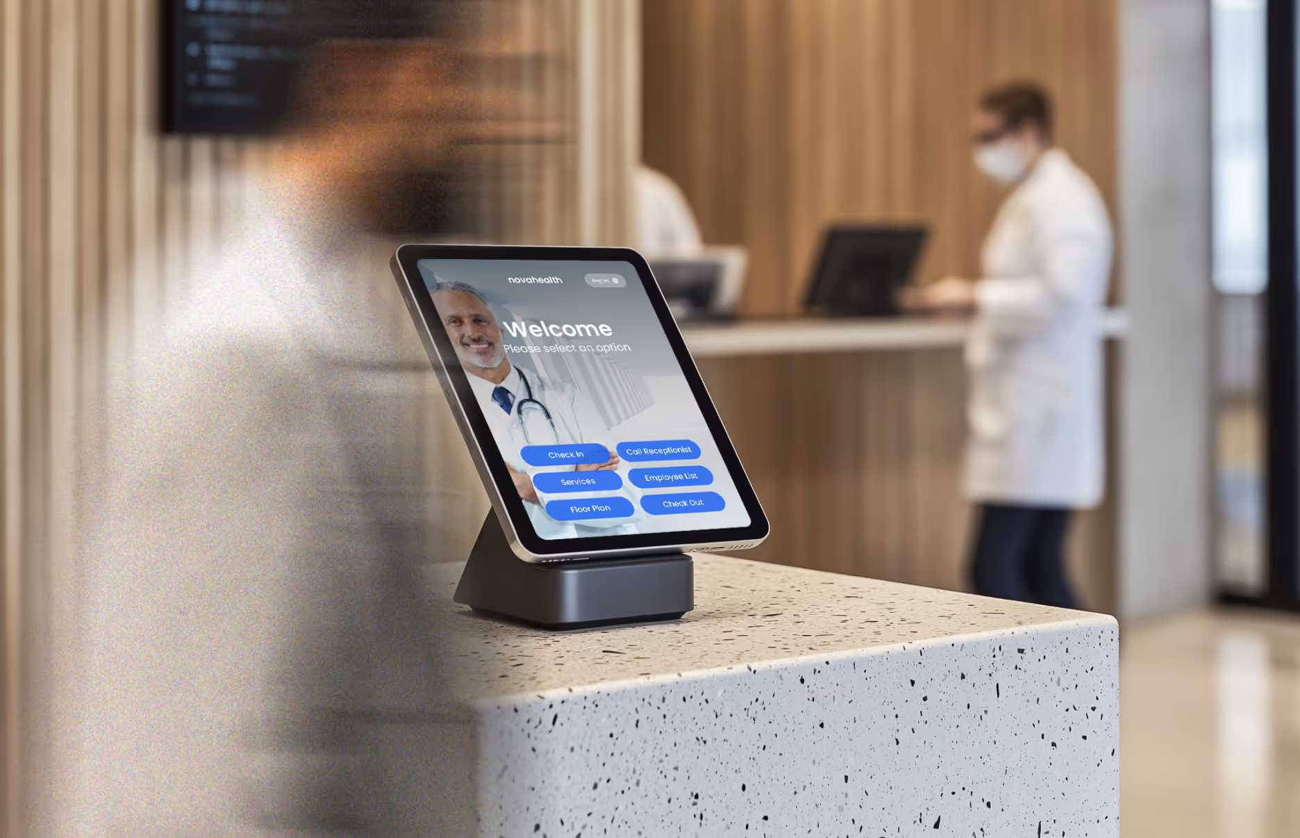 What is an automated reception system?