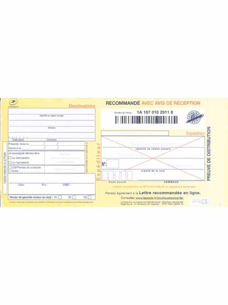 Qu'est-ce que l' accusé de réception ?