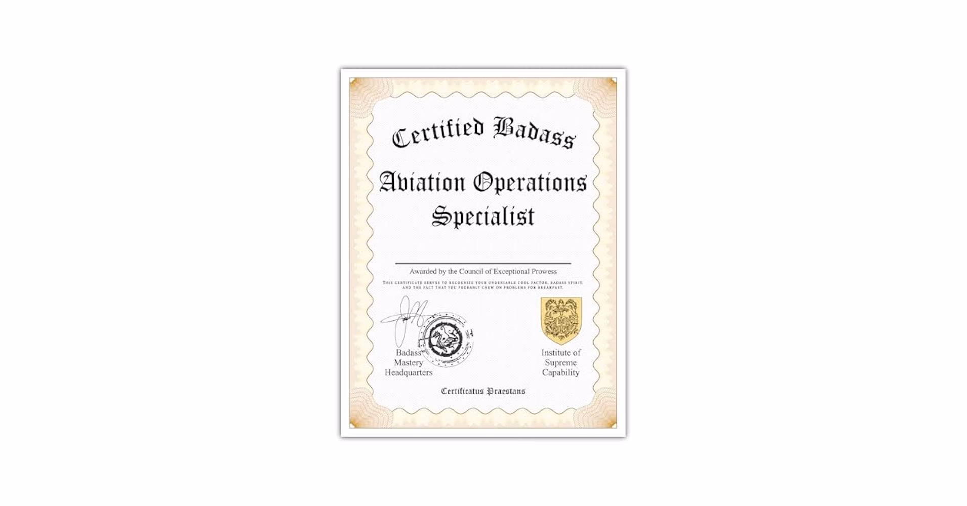 What is AOC certificate?