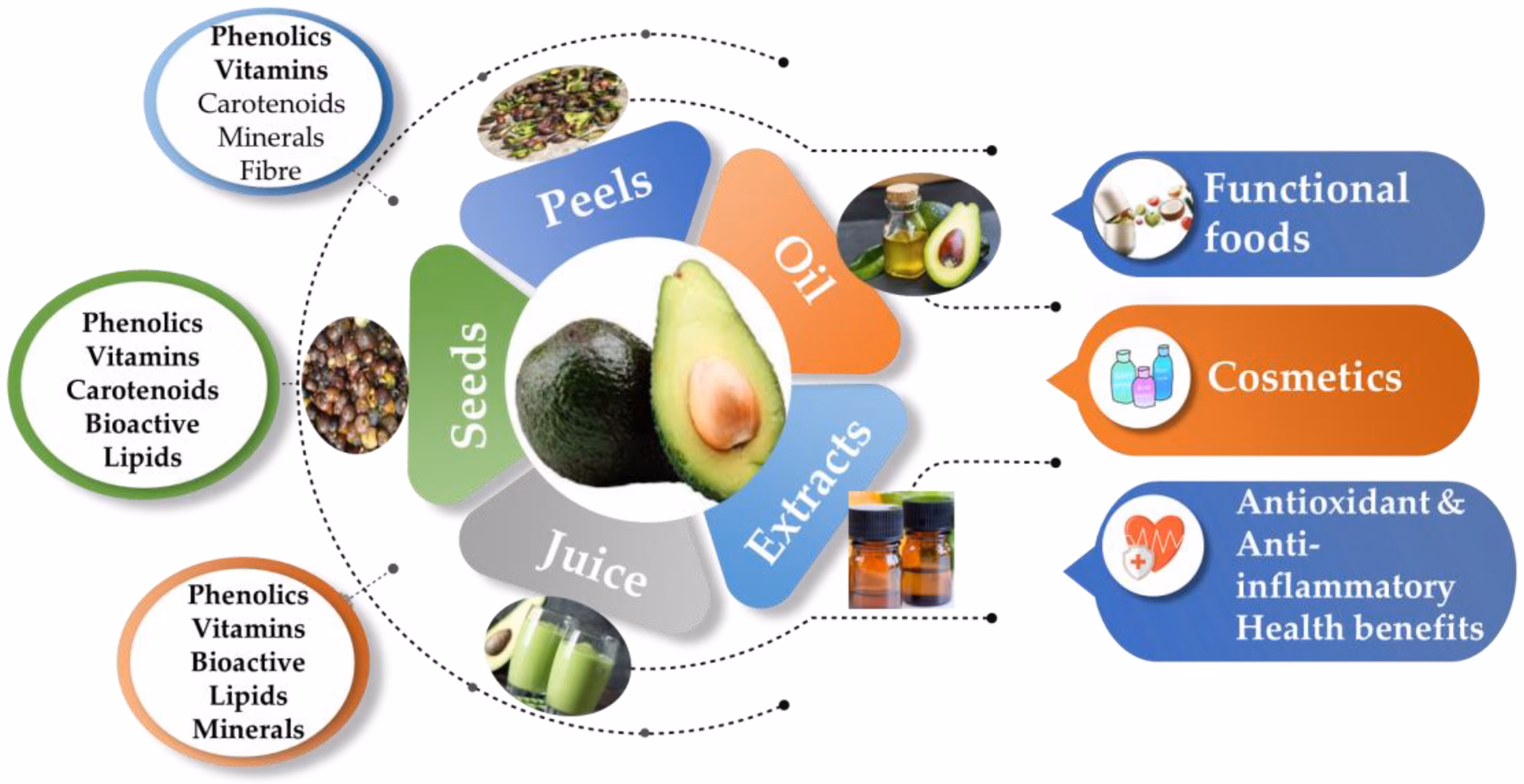 What are the medicinal uses of avocado?