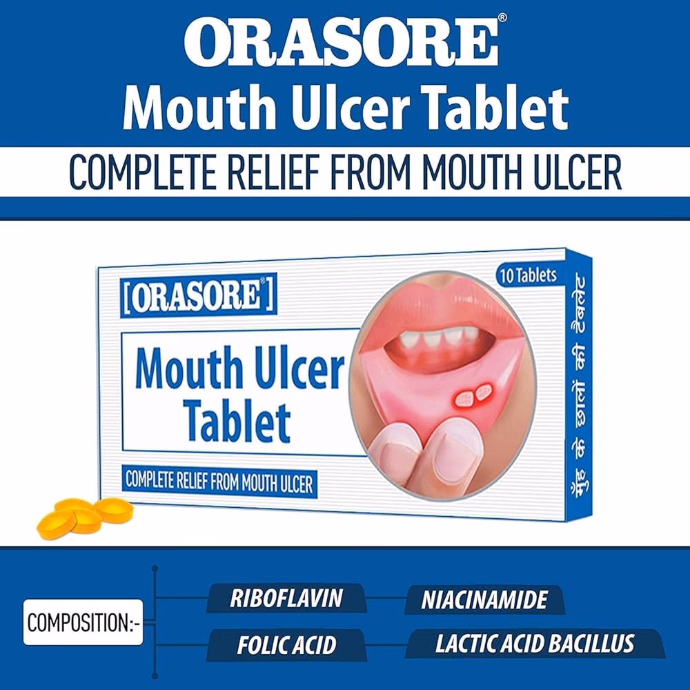 How effective is vitamin B in treating mouth ulcers?