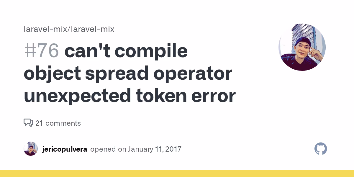 Should spread operator be handled by Node JS?